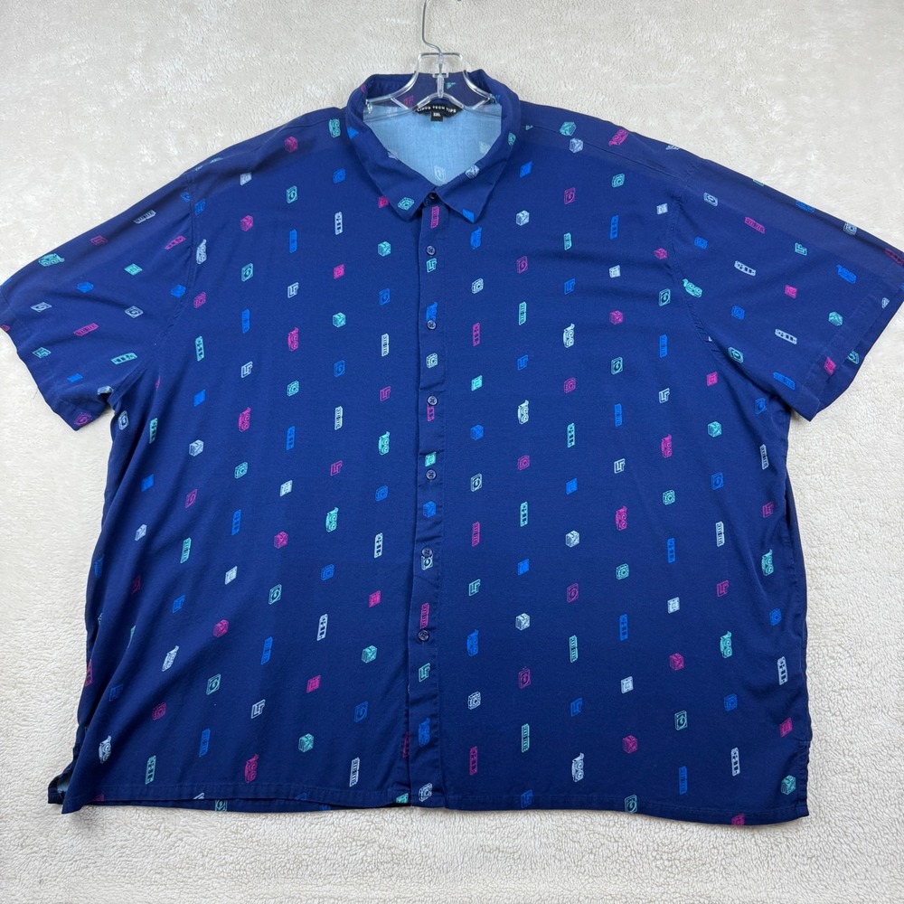 Linus Tech Tips Button Up Shirt‎ Men's Computer Hardware Print Stretch Size 3XL - Picture 10 of 13